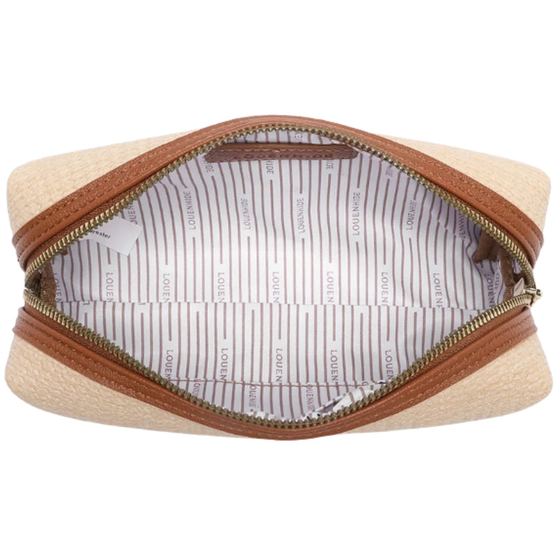 Briana Makeup Bag - Nat/Tan