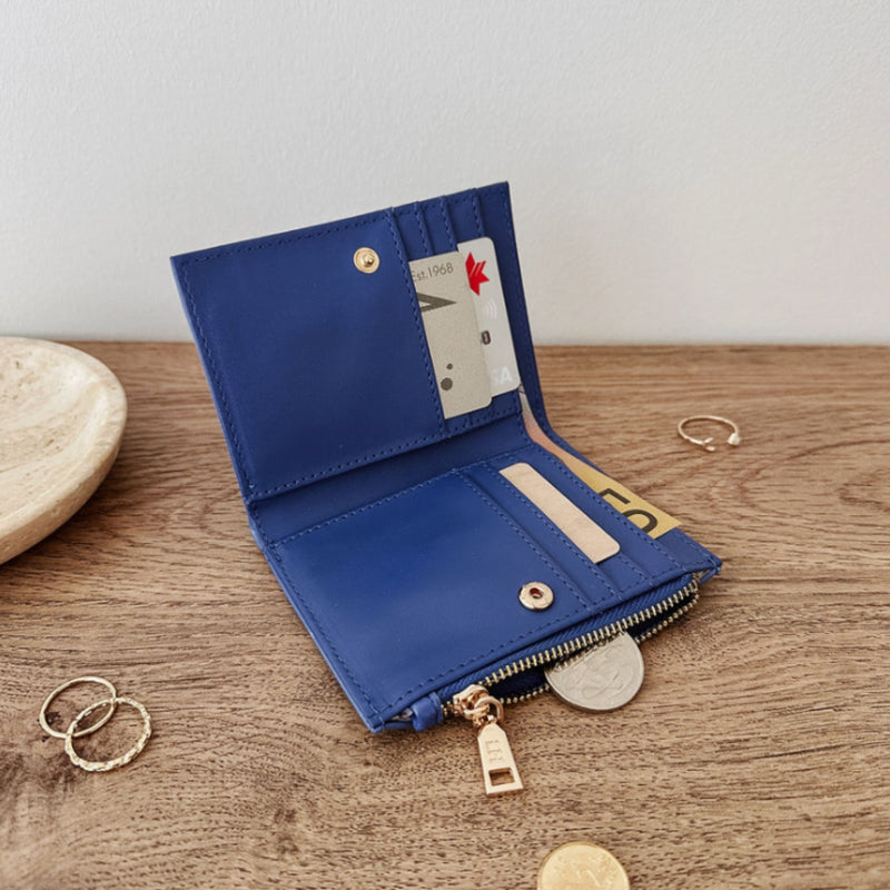 Lily Wallet - Ocean Blue