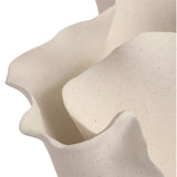 Sarah Cream Speckled Vase 39cm
