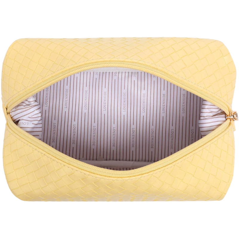 Lucinda Woven Cosmetic Case - Butter