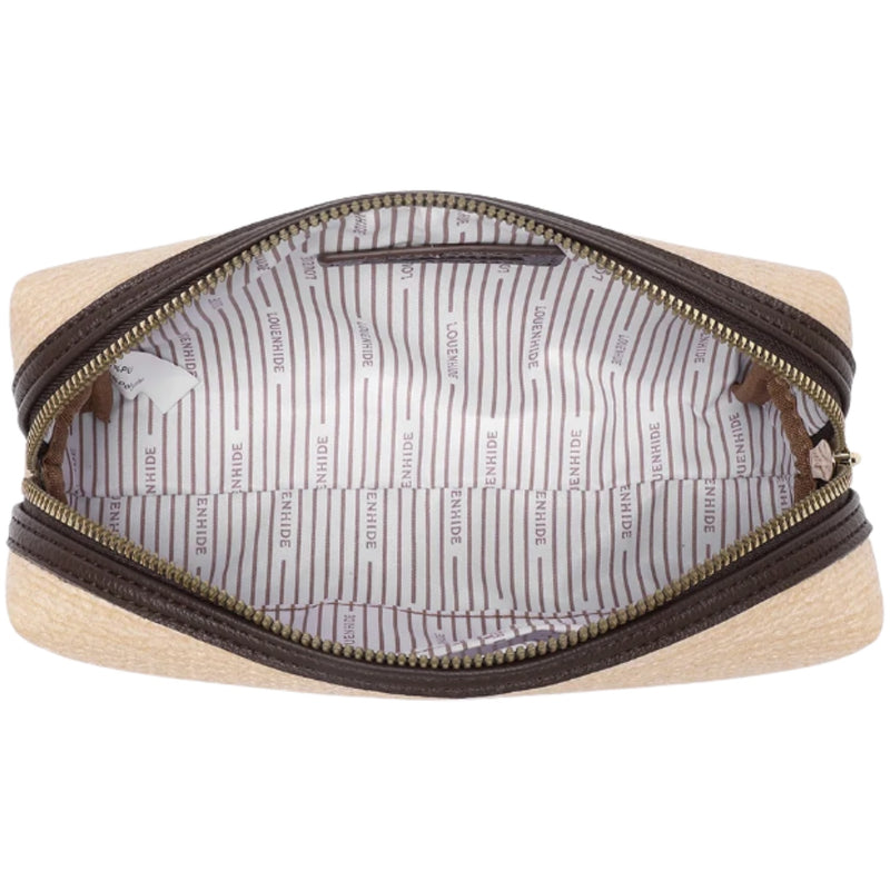 Brianna Makeup Bag - Nat/Choc