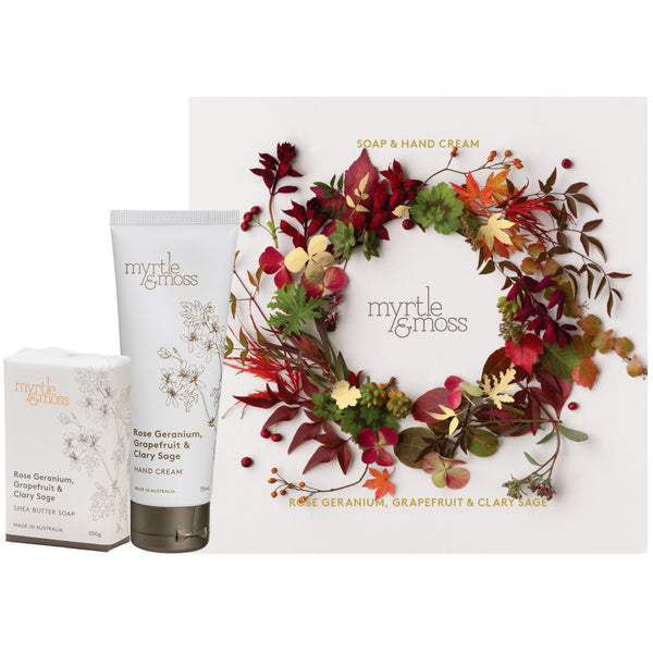 Rose Geranium Soap & Hand Cream Gift Duet