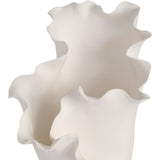 Sarah White Vase 39cm