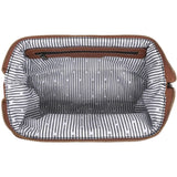 Albie Cosmetic Case - Cognac