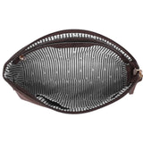 The Everyday Suede Pouch - Chocolate