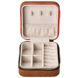 Jewellery Case - Tan Pebble