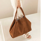 Sutton Suedette Shoulder Bag - Tan