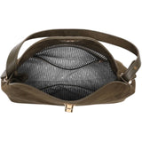 Nicole Suede Handbag - Olive