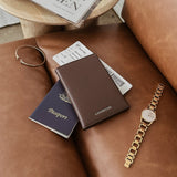 Venice Passport Holder - Chocolate