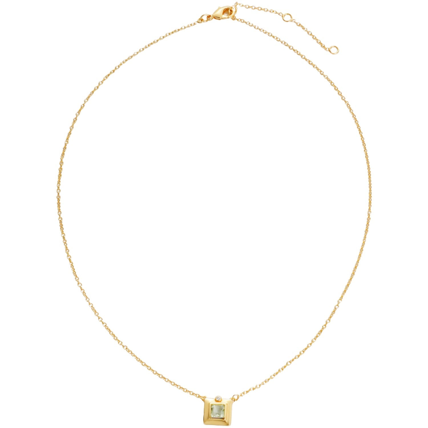 Tania Necklace - Green Amethyst