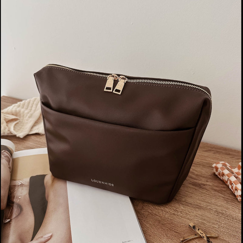 Vanessa Cosmetic Bag - Chocolate