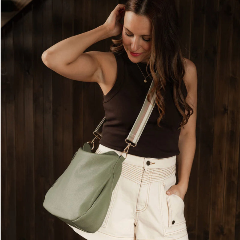 Nadia Shoulder Bag- Sage Green