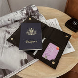 Venice Passport Holder - Black