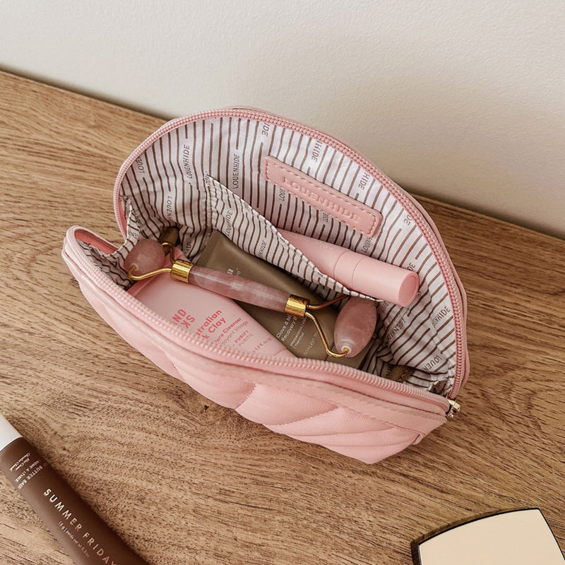 Shell Makeup Bag - Pink