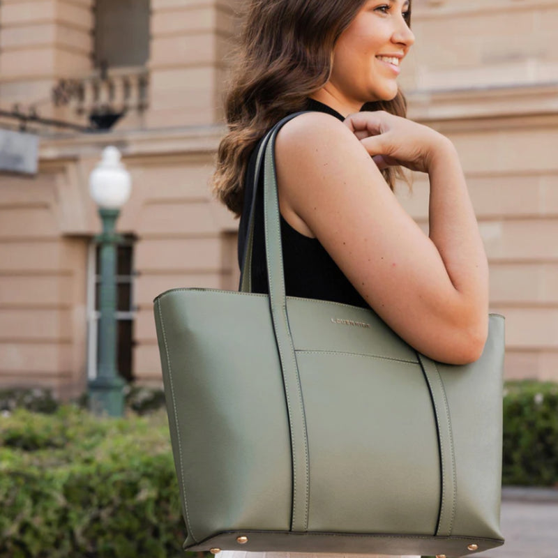 Malibu Laptop Bag - Sage Green