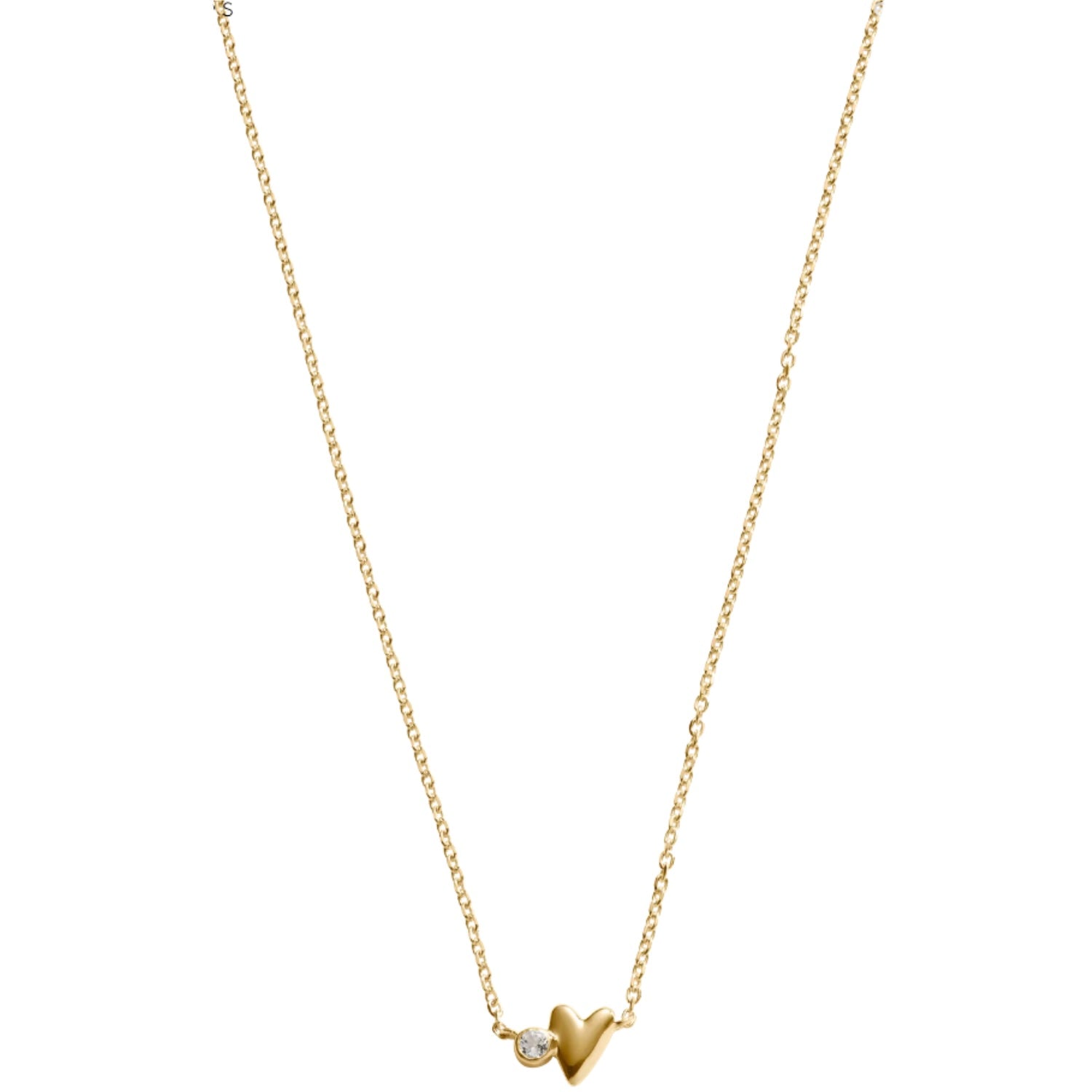 Abode Heart Necklace - Gold