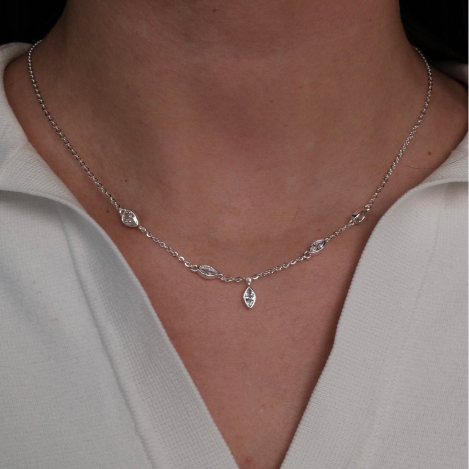 Ingrid Necklace - Silver