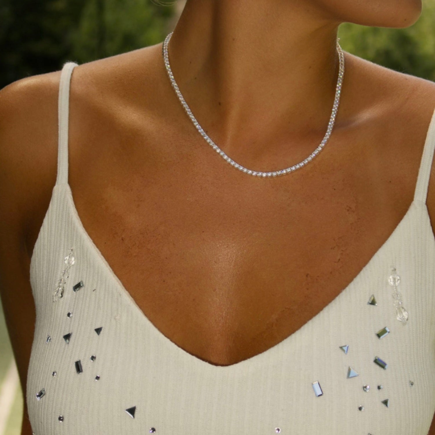 Dani Necklace 50cm - Silver