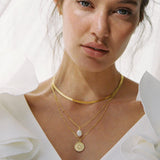 Traveller Coin Necklace - Gold