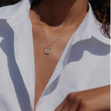 Place Pendant Necklace - Gold