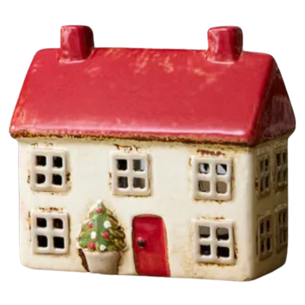 Tea Light Cottage - Christmas Stone