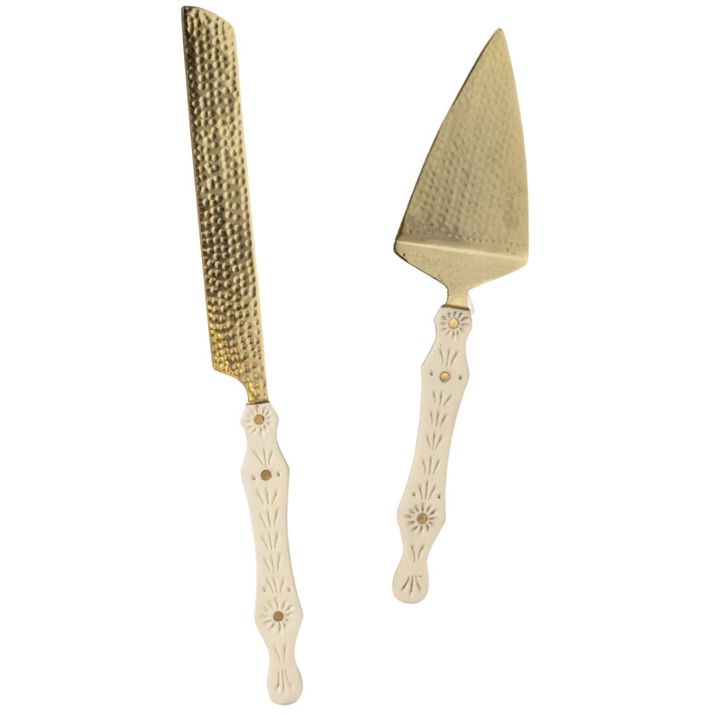 Hana Resin Cake Servers