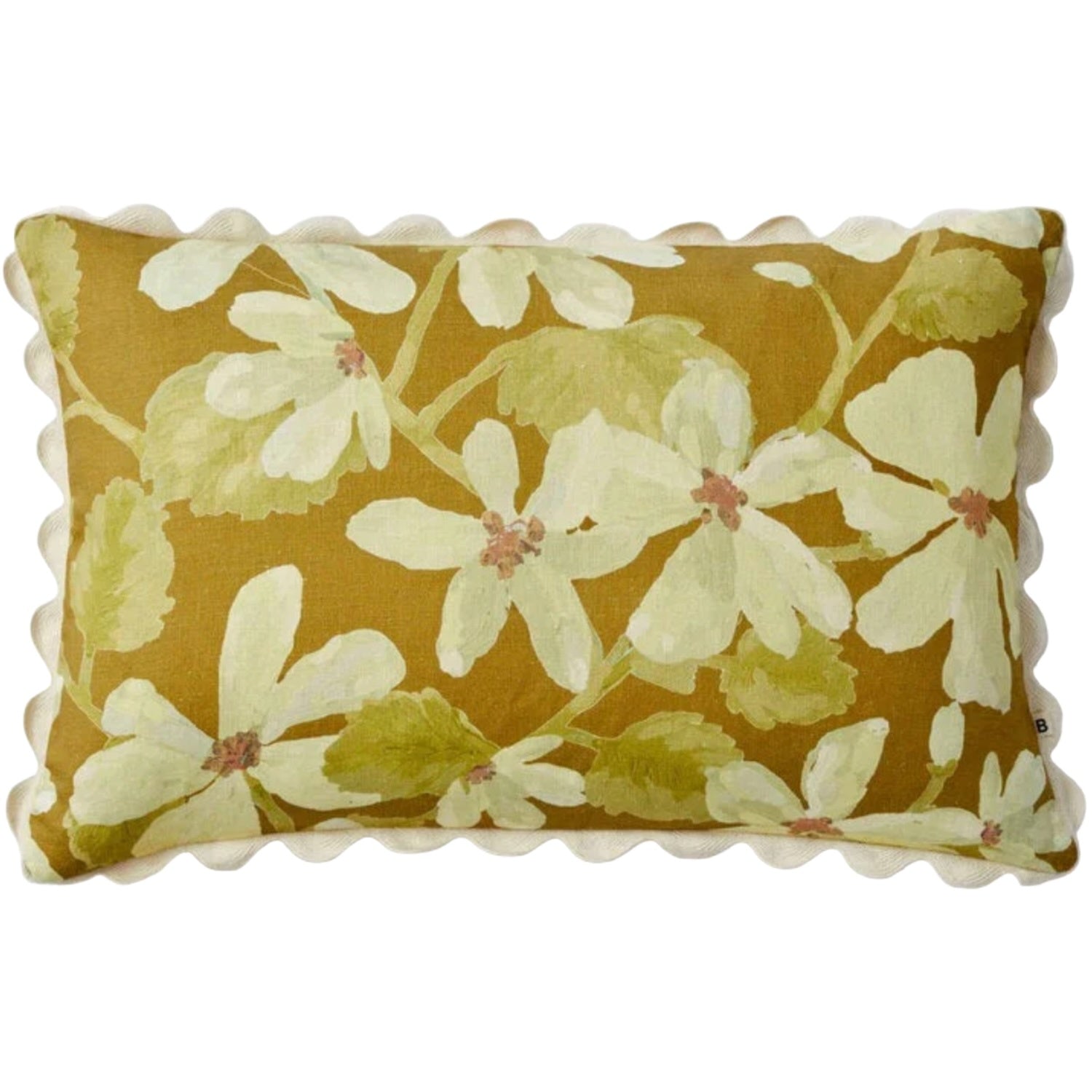 Violet 60x40 Cushion - Mustard