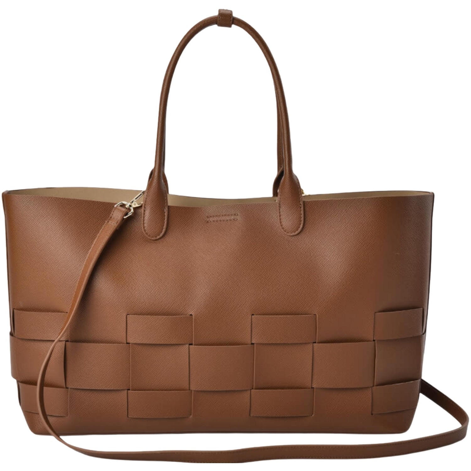 Kensington Tote - Tan Saffiano