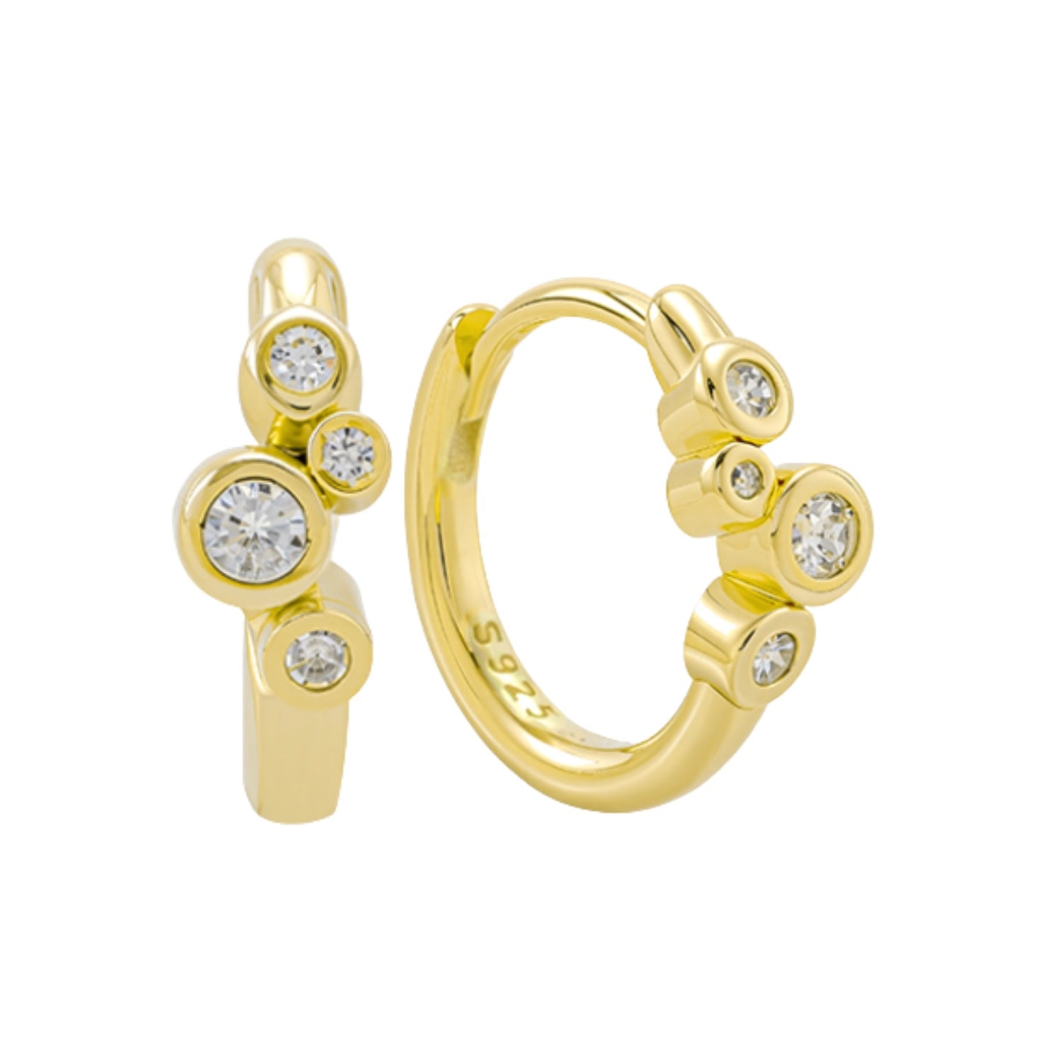 Amy Huggy Earrings - Gold