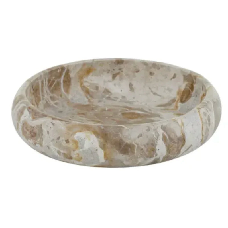 Xena Marble Bowl - Taupe 26x6cm