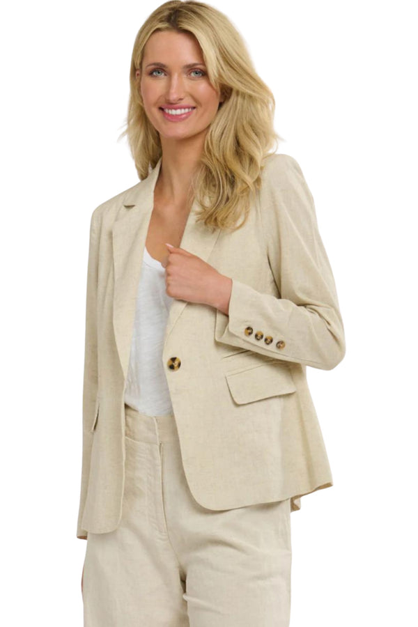 Portofino Linen Blazer - Natural