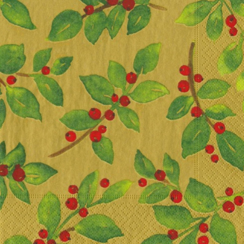 Napkin - Holly Gold