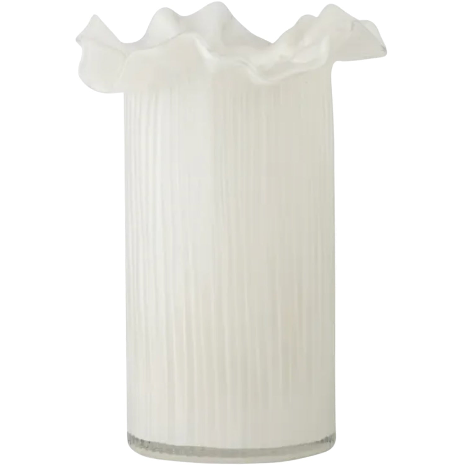 Xanthe Glass Vase - Ivory