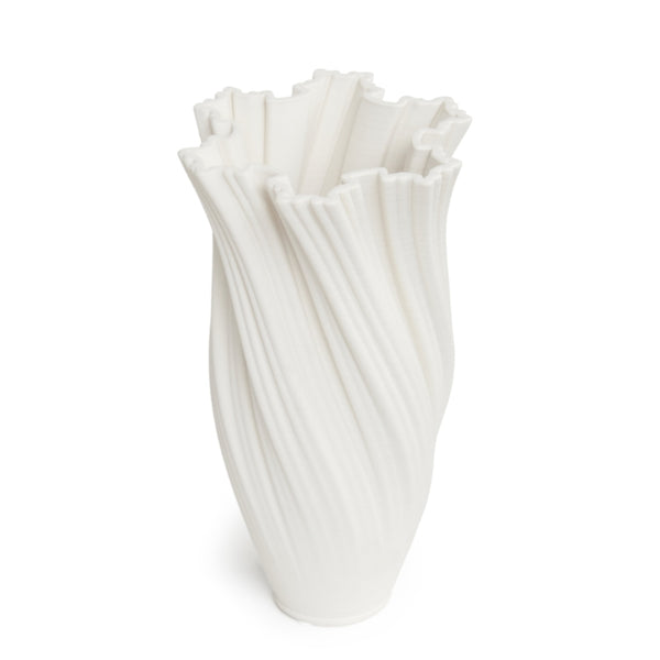 Ivy White Vase 24cm