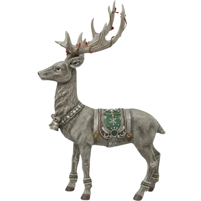 Grey Deer w/ Bells