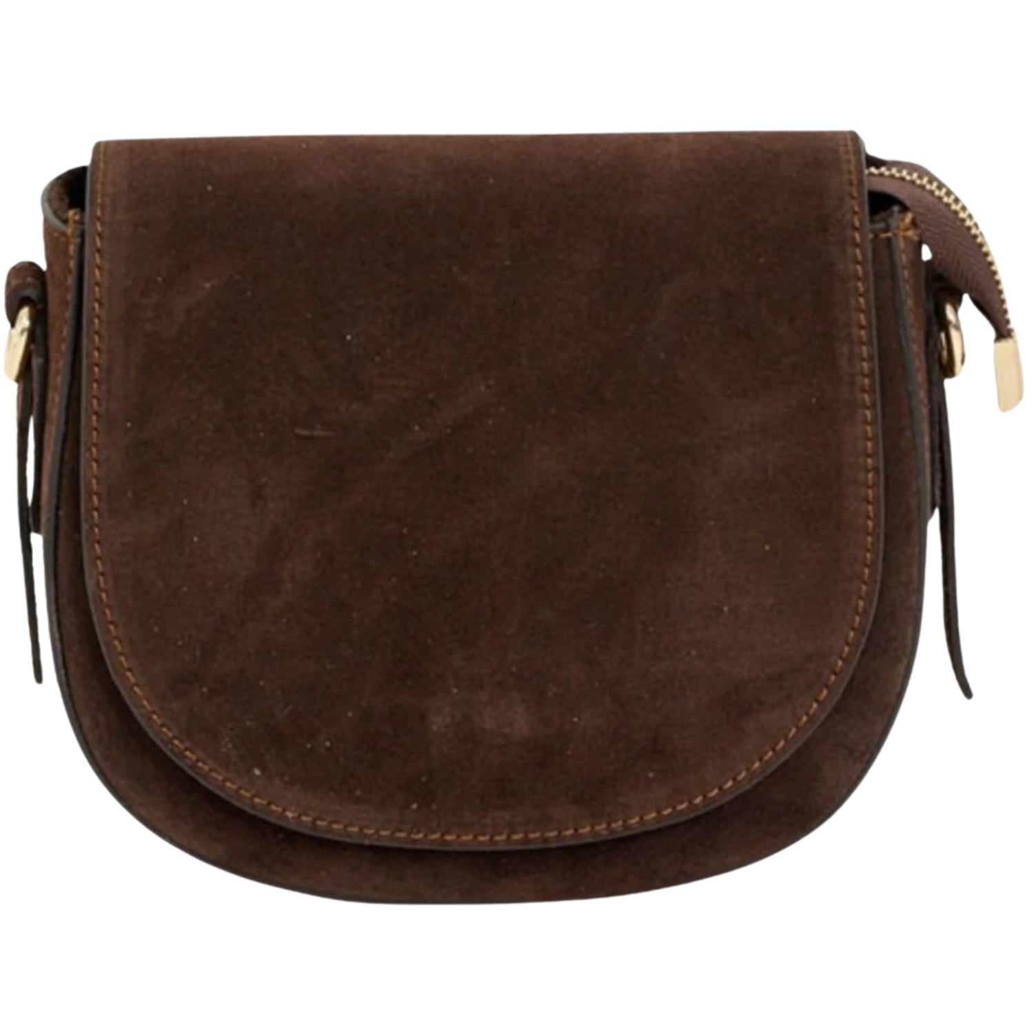 Gabrielle Suede Handbag - Brown