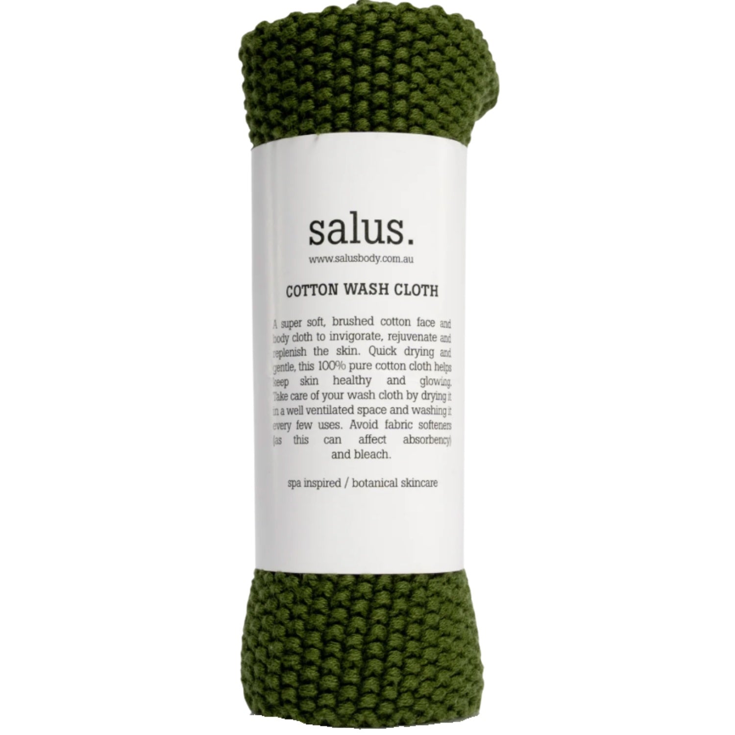 Cotton Wash Cloth - Green