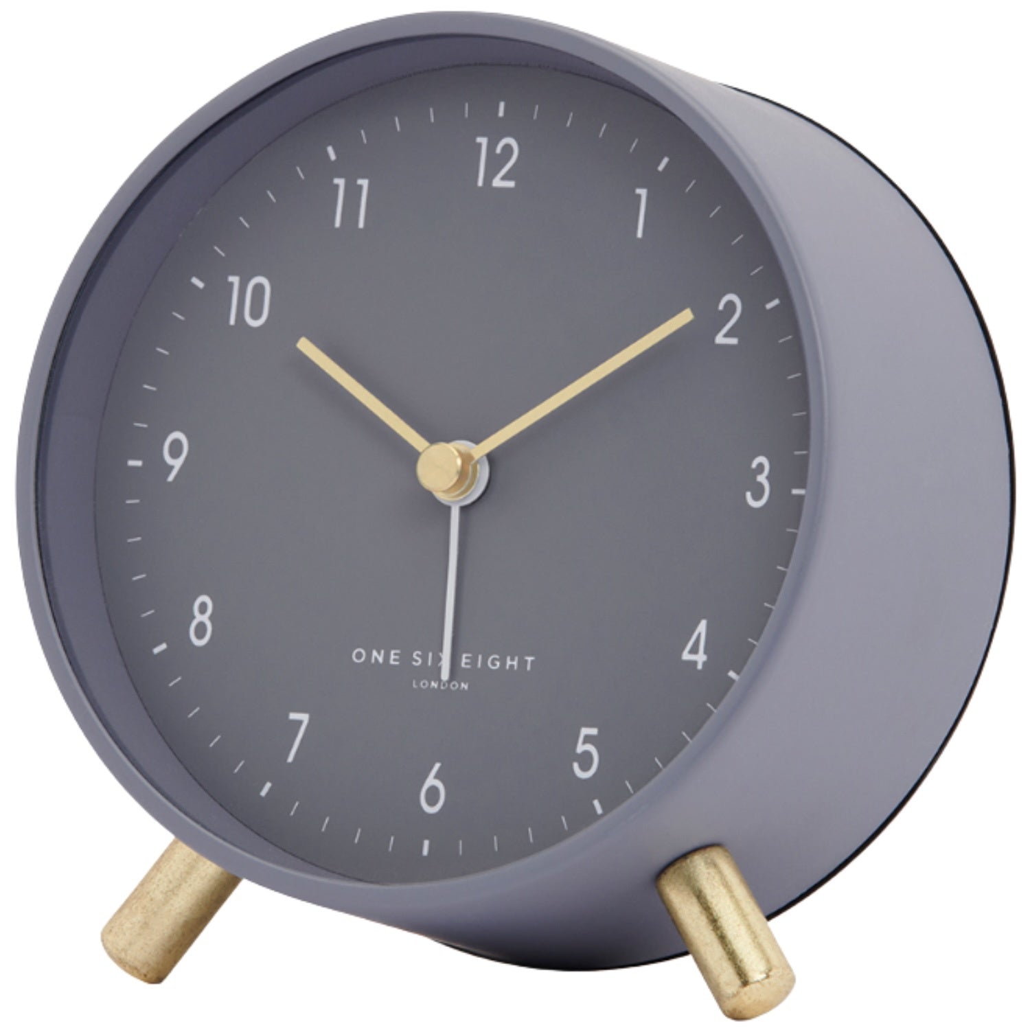 Noah Charcoal Silent Alarm Clock