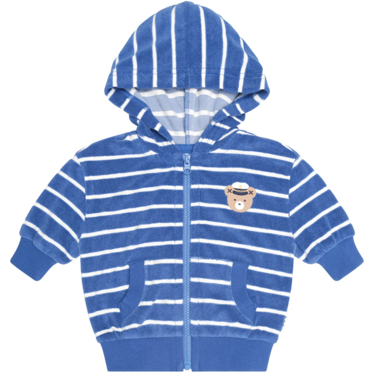 Nautical Hux Towelling Hoodie