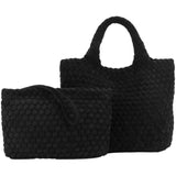 Cherie 2 pc Mini Handbag - Black