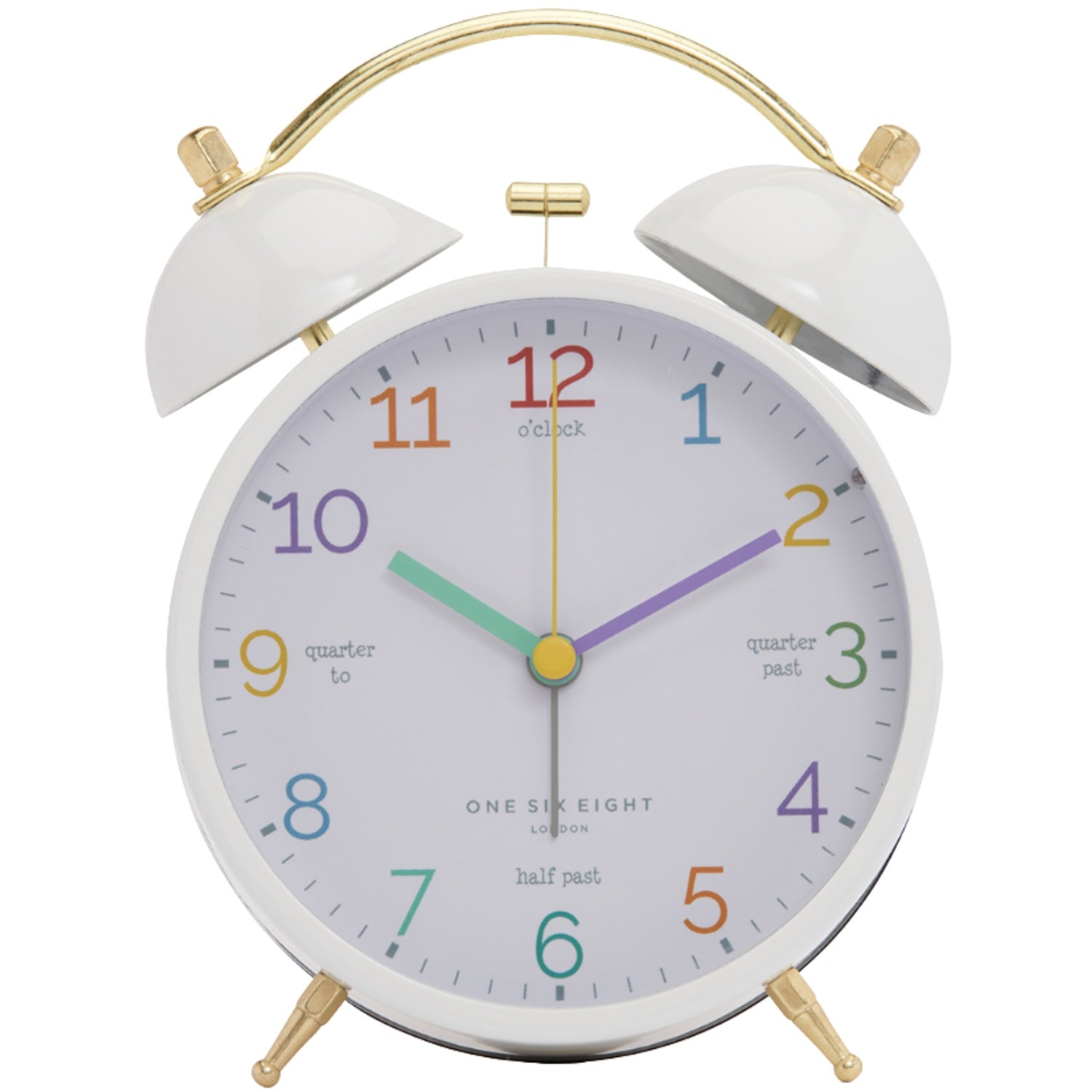 Learn The Time White Alarm Clock