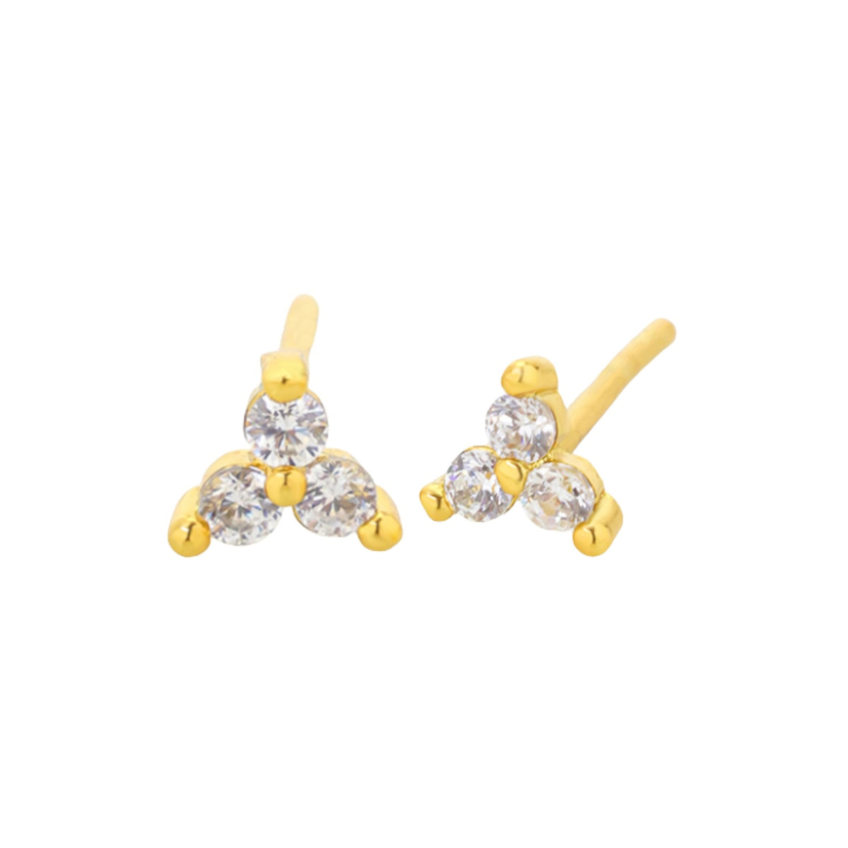Ivy Stud Earrings - Gold