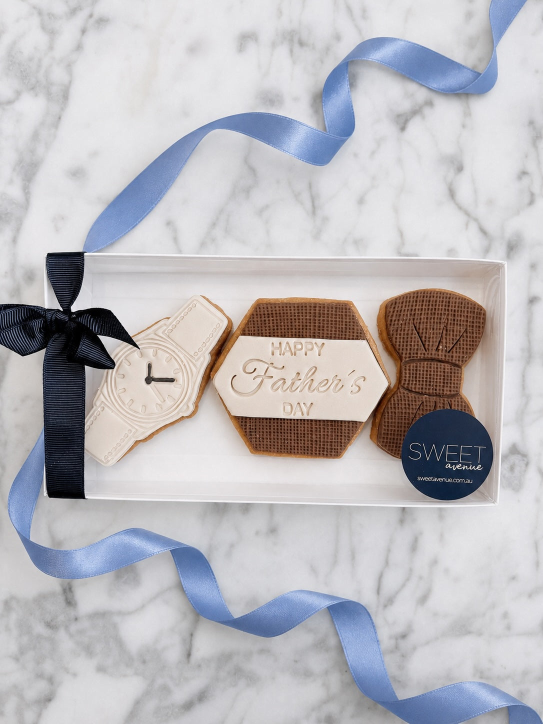 Father's Day Bow & Time Cookies