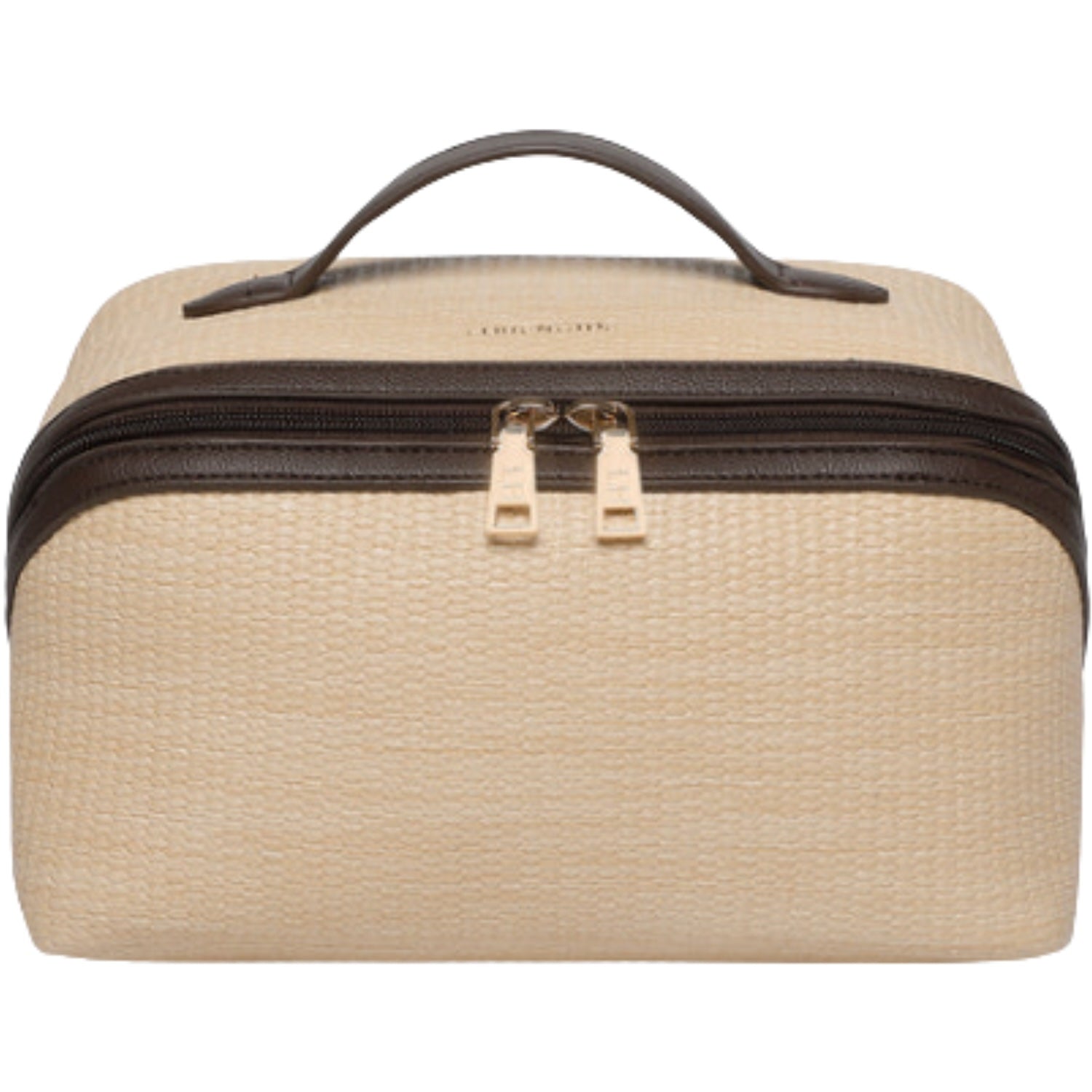 Orion Cosmetic Bag - Natural/Choc