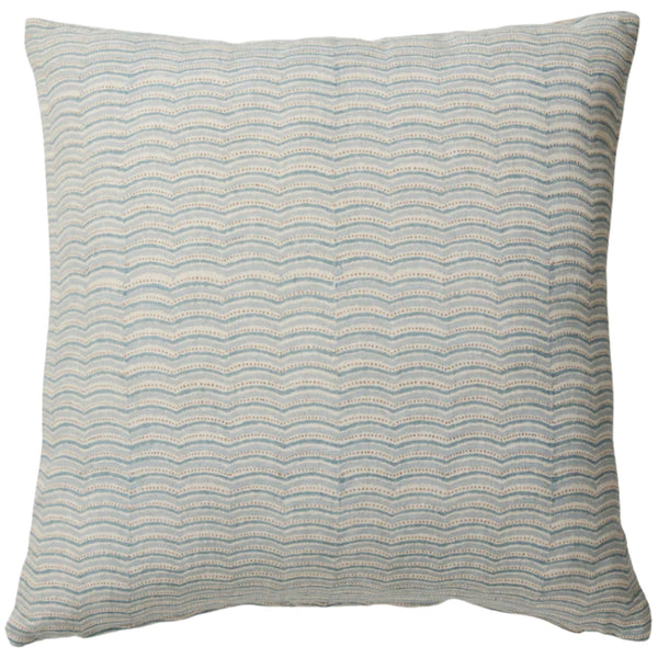 Neera Scalloped Cushion - Blue