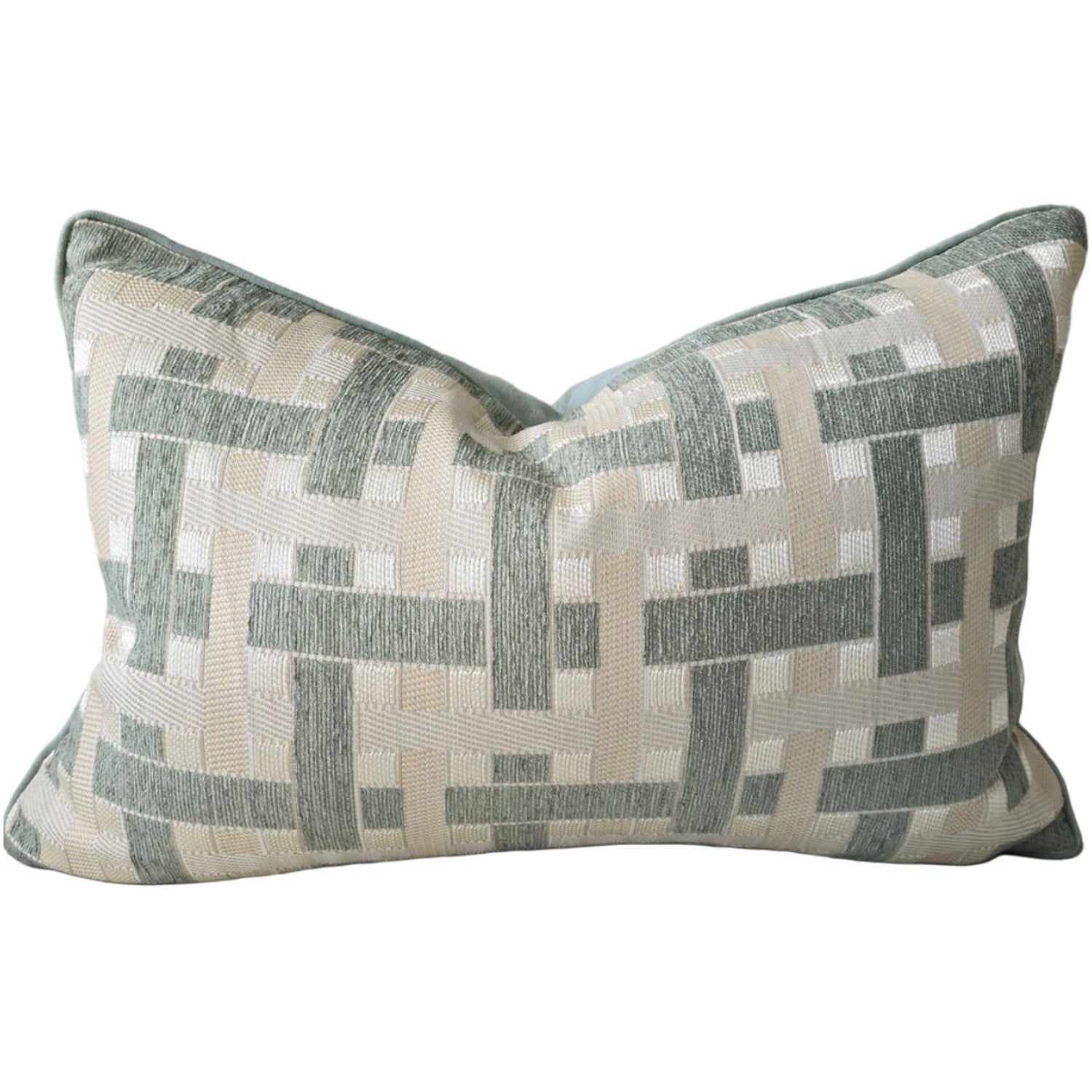 Serene Cushion 40x60 - White/Mint