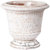 Small Urn Planter - Rustic White