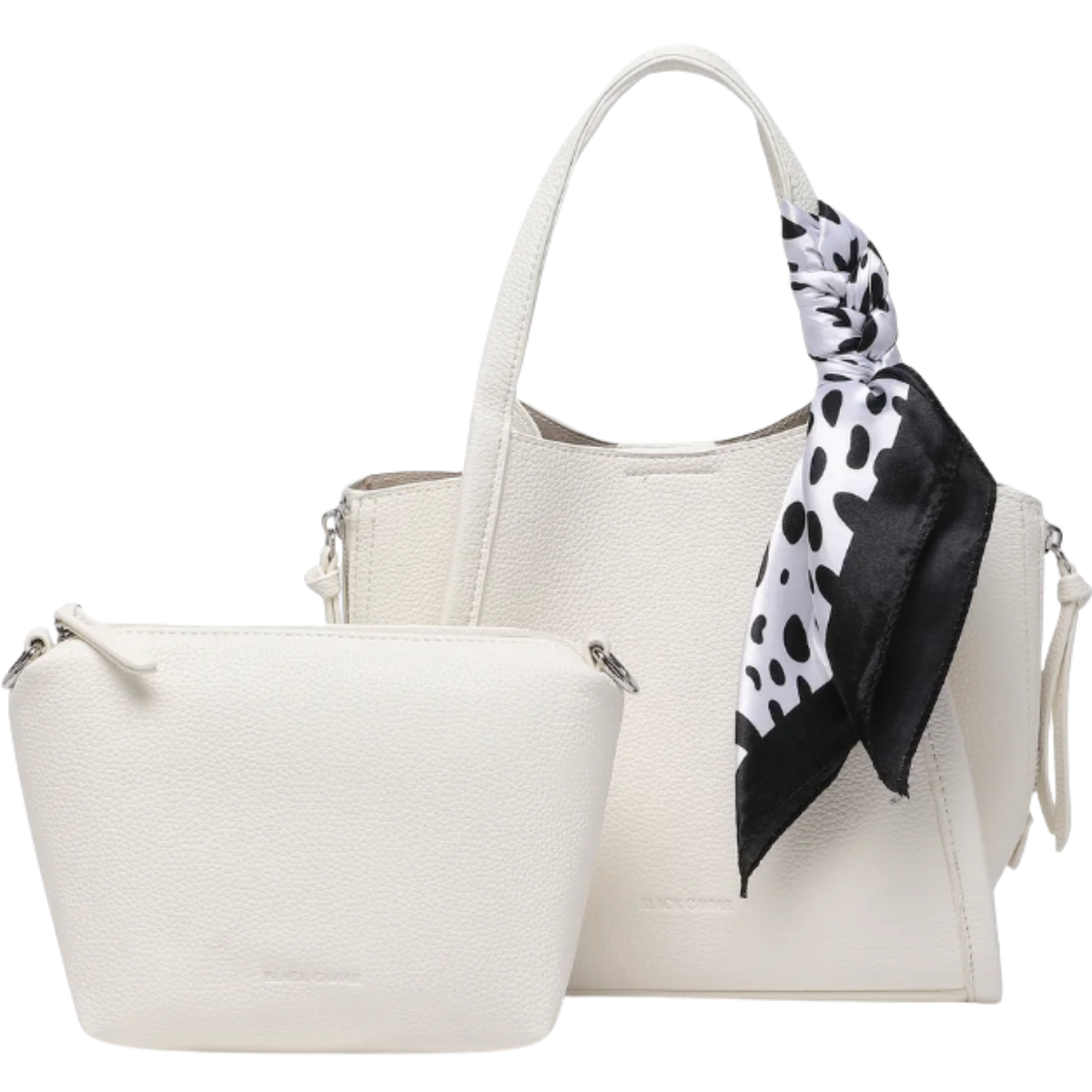 Brie 2pc Handbag - White