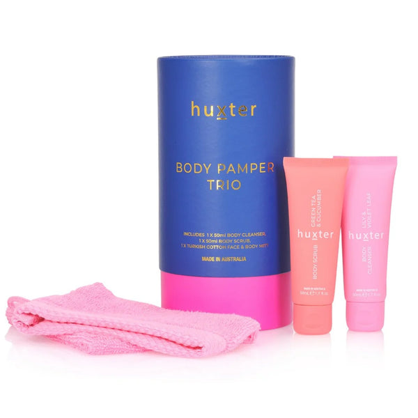 Body Pamper Trio - Cobalt Blue w Fuchsia