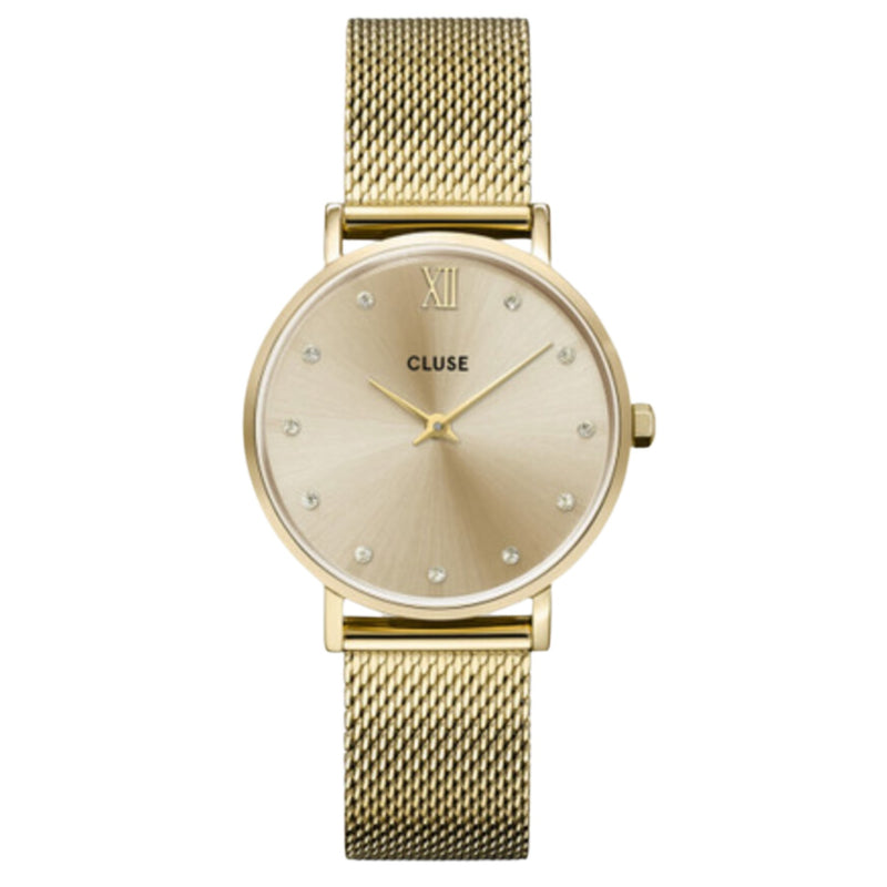 Minuit Mesh Crystals, Full Gold